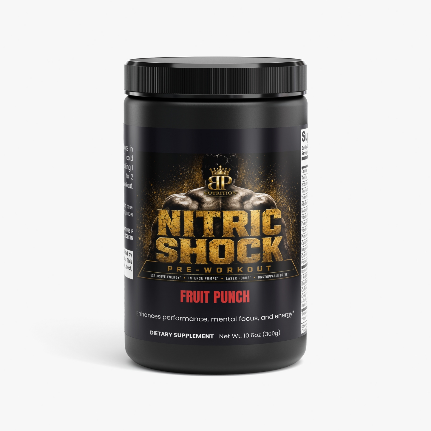 Nitric Shock Pre-Workout Powder (Fruit Punch)